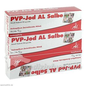 PVP-Jod AL Salbe, 300 G – PZN 9089214 из Германии