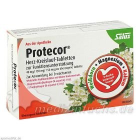 Protecor Herz-Kreislauf Tabl.z.Funktionsunt.Salus, 100 ST – PZN 9205117 из Германии