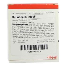 Retina Suis Injeel Ampullen (10 stk) – PZN 867443 из Германии