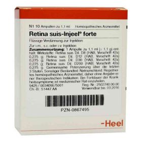 Retina Suis Injeel forte Ampullen (10 stk) – PZN 867495 из Германии