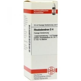 Rhododendron D 4 Dilution (20 ml) – PZN 2104761 из Германии