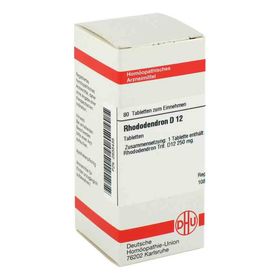 Rhododendron D 12 Tabletten (80 stk) – PZN 2635435 из Германии