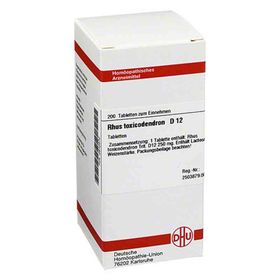 Rhus Tox. D 12 Tabletten (200 stk) – PZN 2812570 из Германии