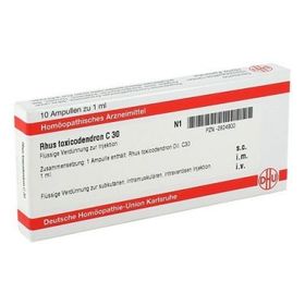 Rhus Tox. C 30 Ampullen (10X1 ml) – PZN 2824900 из Германии