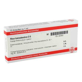 Rhus Tox. D 6 Ampullen (10X1 ml) – PZN 2824923 из Германии