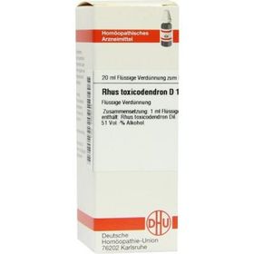 Rhus Tox. D 10 Dilution (20 ml) – PZN 2889035 из Германии