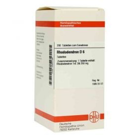 Rhododendron D 6 Tabletten (200 stk) – PZN 2930186 из Германии