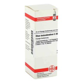 Rhus Tox. C 30 Dilution (20 ml) – PZN 2930217 из Германии