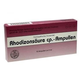 Rhodizonsäure cp.Ampullen Injektionslösung (10X2 ml) – PZN 4040918 из Германии