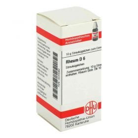 Rheum D 6 Globuli (10 g) – PZN 4234060 из Германии
