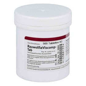 Rauwolfiaviscomp Tab Tabletten (500 stk) – PZN 4586155 из Германии
