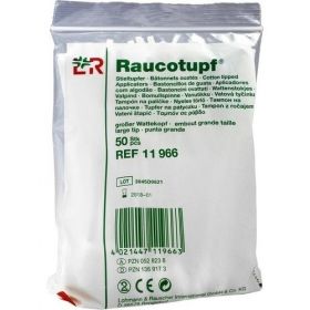 Raucotupf Stieltupfer großer Wattekopf, 50 ST – PZN 1369173 из Германии