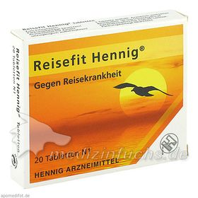 Reisefit Hennig, 20 ST – PZN 1547249 из Германии