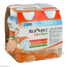 Resource 2.0 fibre Aprikose, 4X200 ML – PZN 1743884 из Германии