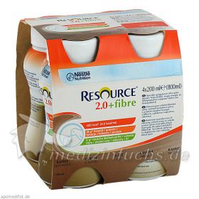 Resource 2.0 fibre Kaffee, 4X200 ML – PZN 1743921 из Германии