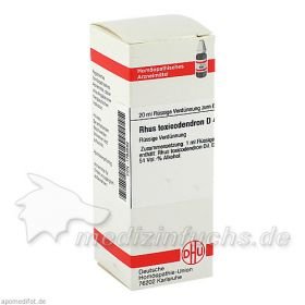 RHUS TOX D 4, 20 ML – PZN 1783582 из Германии