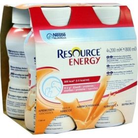 RESOURCE Energy Aprikose, 4X200 ML – PZN 183064 из Германии