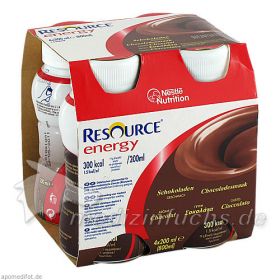 RESOURCE Energy Schokolade, 4X200 ML – PZN 183101 из Германии