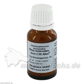 RHUS TOX C30, 15 G – PZN 2154776 из Германии