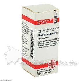 RHUS TOX D10, 10 G – PZN 2638646 из Германии