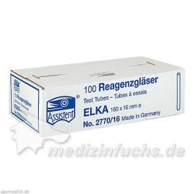 Reagenzglas 160x16mm, 100 ST – PZN 280258 из Германии