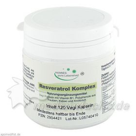 Resveratrol Komplex Vegi Kapseln, 120 ST – PZN 2904421 из Германии