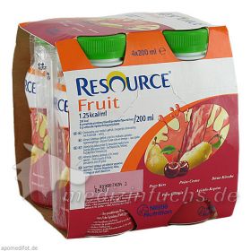 Resource Fruit Birne Kirsche, 4X200 ML – PZN 3276530 из Германии