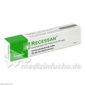 RECESSAN, 10 G – PZN 3646553 из Германии