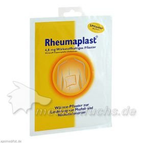 Rheumaplast 4.8mg Wirkstoffhaltiges Pflaster, 2 ST – PZN 4010194 из Германии