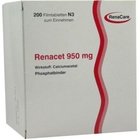 RENACET 950mg, 200 ST – PZN 4103381 из Германии