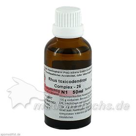 RHUS TOX 26 RHEUMATOPLEX, 50 ML – PZN 4438897 из Германии