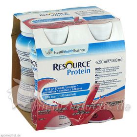 Resource Protein Drink Waldbeeren, 4X200 ML – PZN 4910437 из Германии