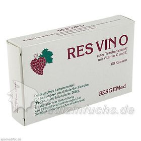 RES VINO Roter Trauben Extrakt Rotweintraubenextra, 60 ST – PZN 7022654 из Германии