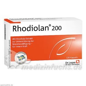 RHODIOLAN 200 Kapseln, 120 ST – PZN 7110795 из Германии