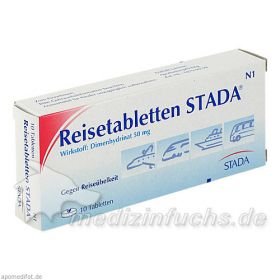 REISETABLETTEN STADA, 10 ST – PZN 749672 из Германии