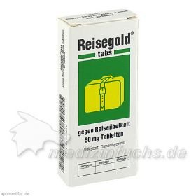 REISEGOLD TABS GEGEN REISEUEBELKEIT, 10 ST – PZN 7555072 из Германии