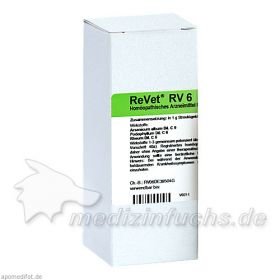 REVET RV 6 Globuli vet., 42 G – PZN 8762301 из Германии