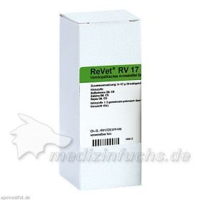 REVET RV 17 Globuli vet., 42 G – PZN 8762614 из Германии