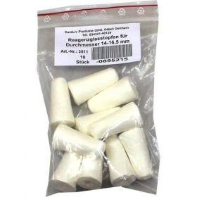 REAGENZGLAS-Stopfen 14-16.5mm Durchmesser, 10 ST – PZN 895215 из Германии