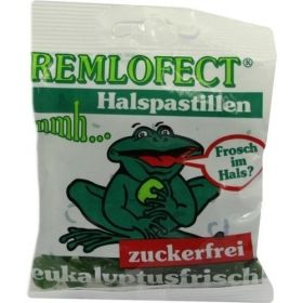 REMLOFECT Halspastillen zuckerfr. eukalyptusfrisch, 50 G – PZN 9285257 из Германии