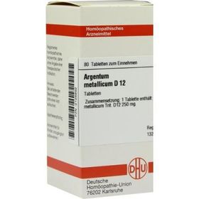 Argentum Metallicum D 12 Tabletten (80 stk) – PZN 2126892 из Германии