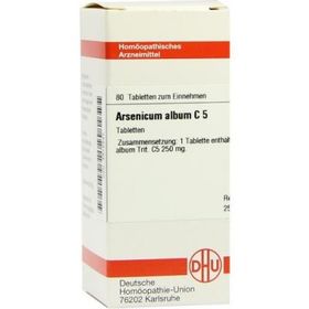 Arsenicum Album C 5 Tabletten (80 stk) – PZN 4872547 из Германии