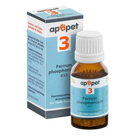Apopet Schüssler-salz Nummer 3  Ferrum phosphoricum D  12 veteri (12 g) – PZN 11685596 из Германии