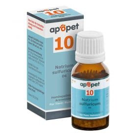 Apopet Schüssler-salz Nummer 10  Natrium sulf.D 6 veterinär  (12 g) – PZN 11685751 из Германии