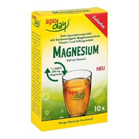 Apoday Magnesium Mango-maracuja zuckerfrei Pulver (10X4.5 g) – PZN 11694388 из Германии