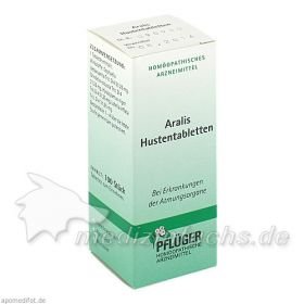 Aralis Hustentabletten, 100 ST – PZN 1324503 из Германии