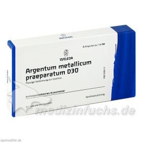 ARGENTUM MET PRAEP D30, 8 ST – PZN 1617955 из Германии