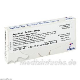 ARGENTUM BERBERIS COMP, 8 ST – PZN 1617990 из Германии