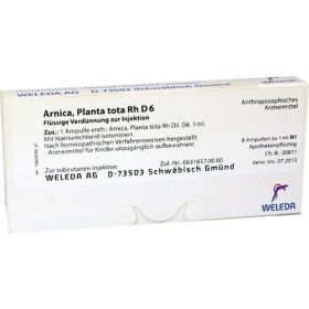 ARNICA PLANTA TOTA RH D 6, 8X1 ML – PZN 1618274 из Германии
