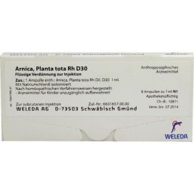 ARNICA PLANTA TOTA RH D30, 8X1 ML – PZN 1618363 из Германии